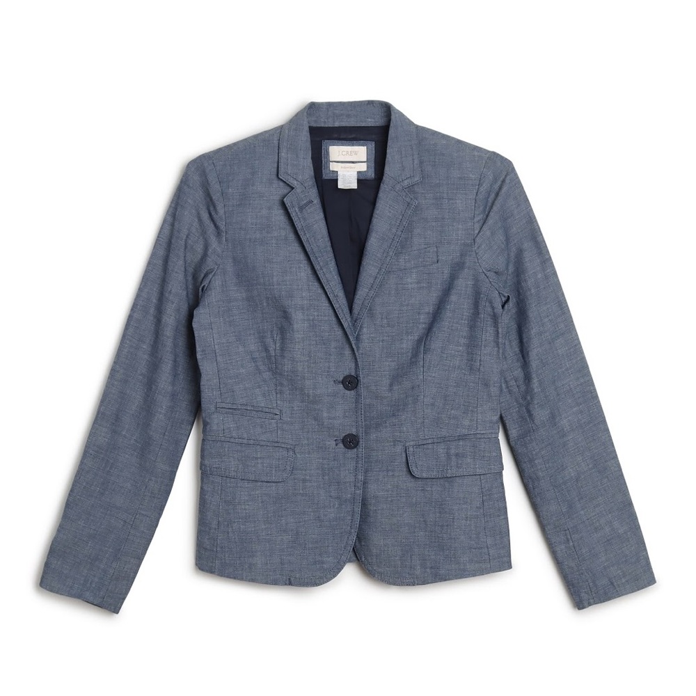 J.CREW CHAMBRAY BLAZER